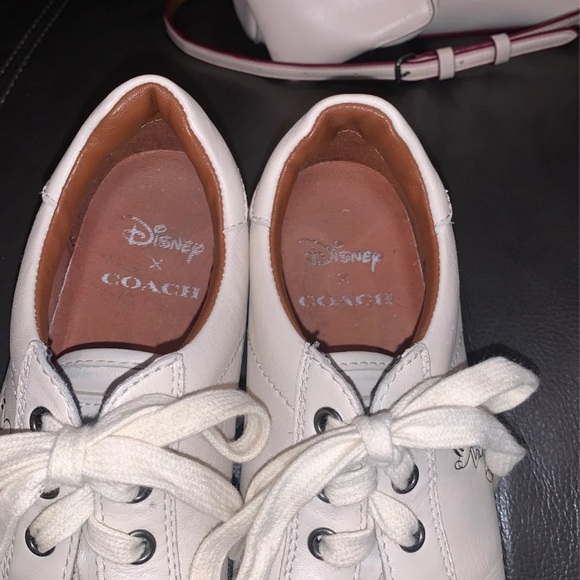 COPY - Disney Coach Mickey Handbag with crossbody strap, Wristlet, and Tennis S… - Picture 6 of 12